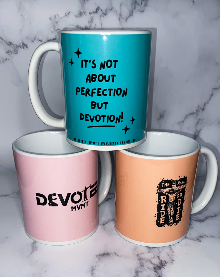 Devotees Movement Glossy Mug (various colours available) - Devotees Movement